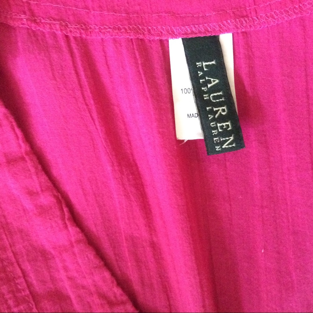 Ralph Lauren Cotton V neck Dress - Picture 8 of 12